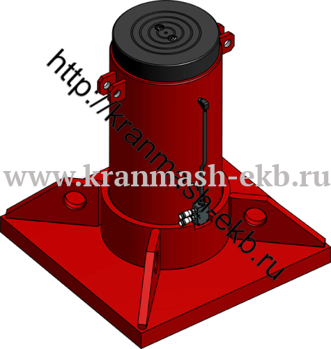 Домкрат для подъема поворотной платформы экскаватора ДГ820Г530